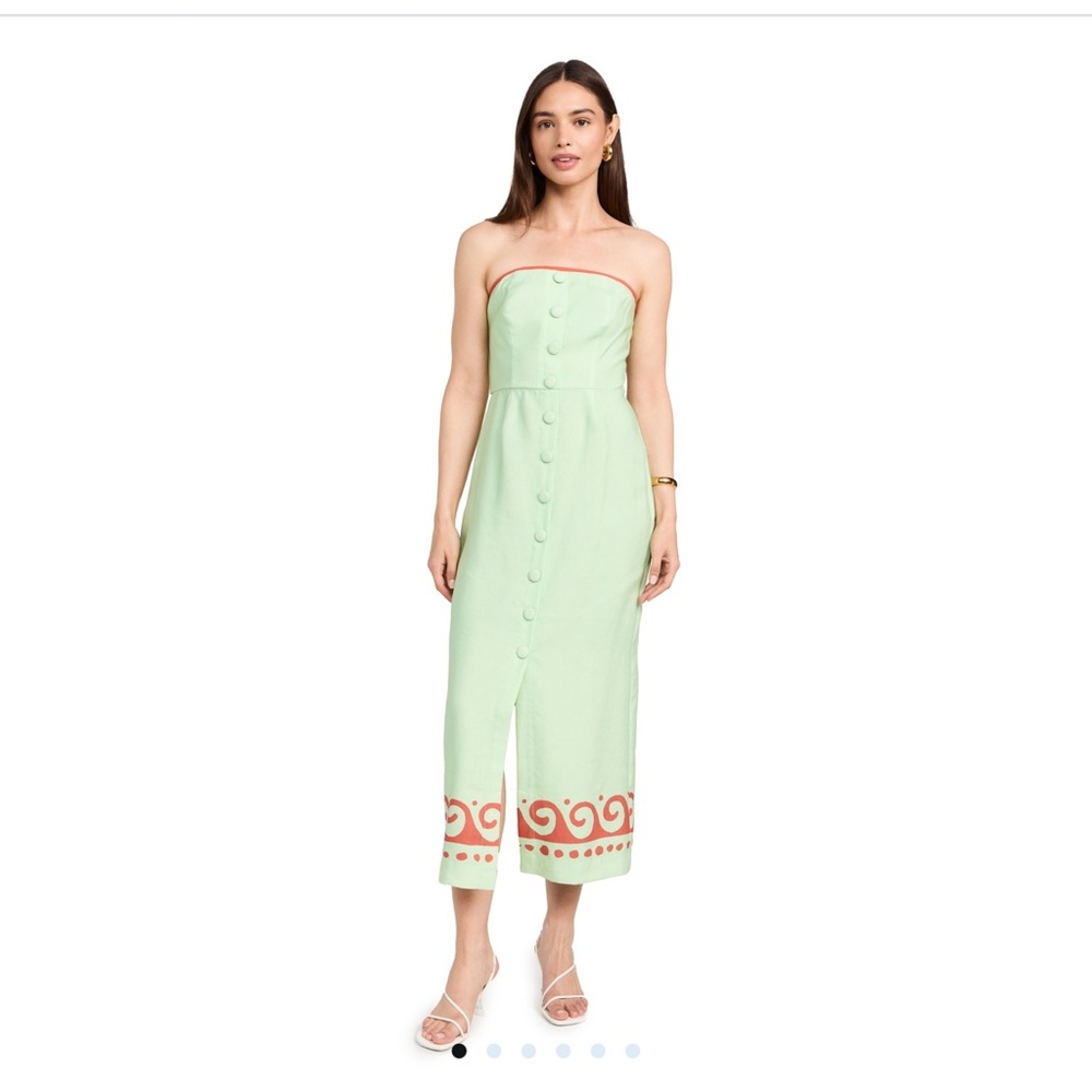 Strapless Mint Green Dress